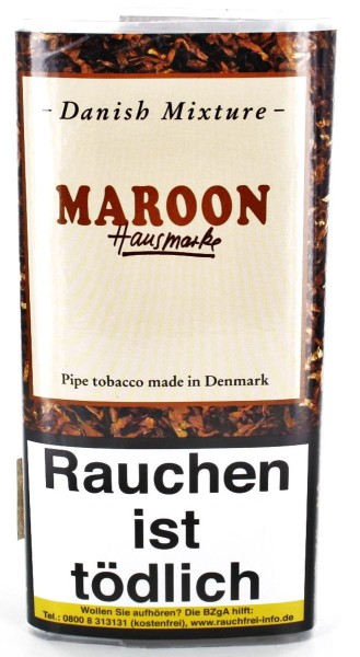Danish Mixture Hausmarke Maroon (Choco Nougat) Pfeifentabak